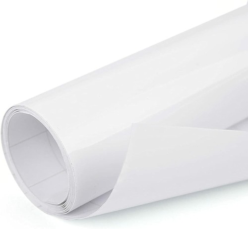 White gloss vinyl - white, wrap