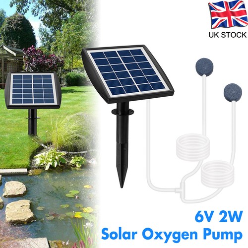 Solar air pump - 6v, fish