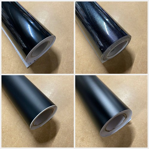 Black gloss matte - matte, vinyl