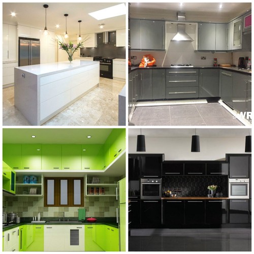 High gloss kitchen door - high,