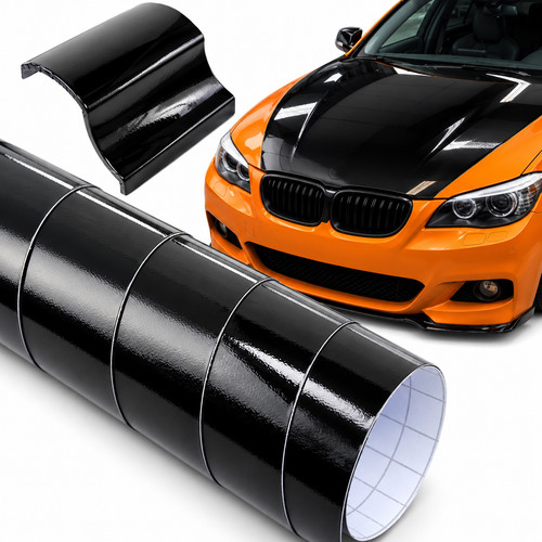 Piano black gloss vinyl - piano, wrap