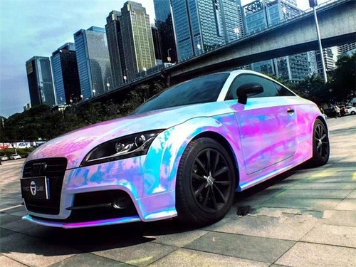 Chrome purple blue rainbow - chrome, purple-blue