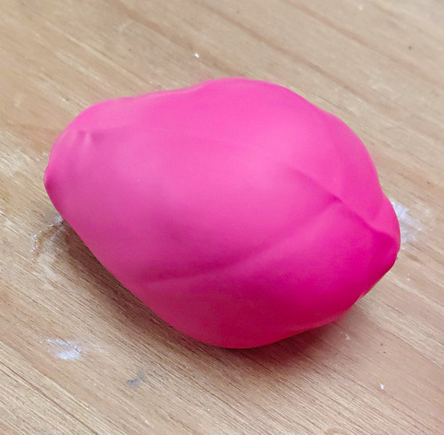 Shave foam squishy pink ball - shave,