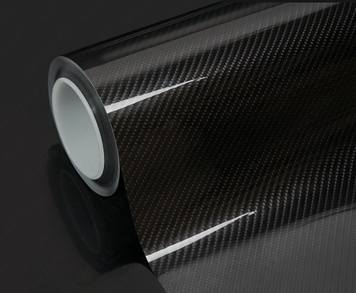 Black carbon fibre vinyl - 5d,