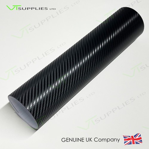 Black carbon fibre vinyl - fibre,